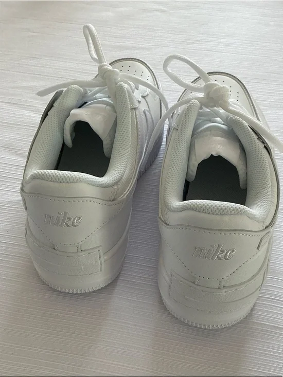 Nike Triple White Low-Top Leather Sneakers - Picture 3 of 6